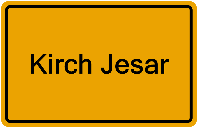 Handelsregisterauszug Kirch Jesar
